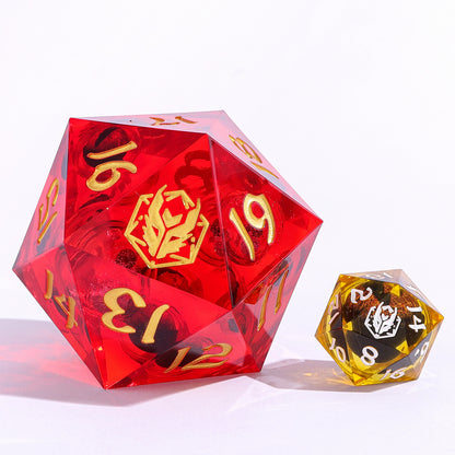 シャープエッジ リキッドコア 55mm チョンク D20-バーニングゲイズ