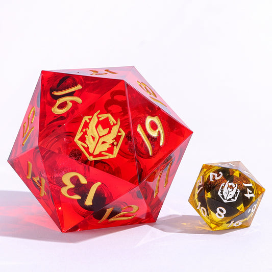 シャープエッジ リキッドコア 55mm チョンク D20-バーニングゲイズ