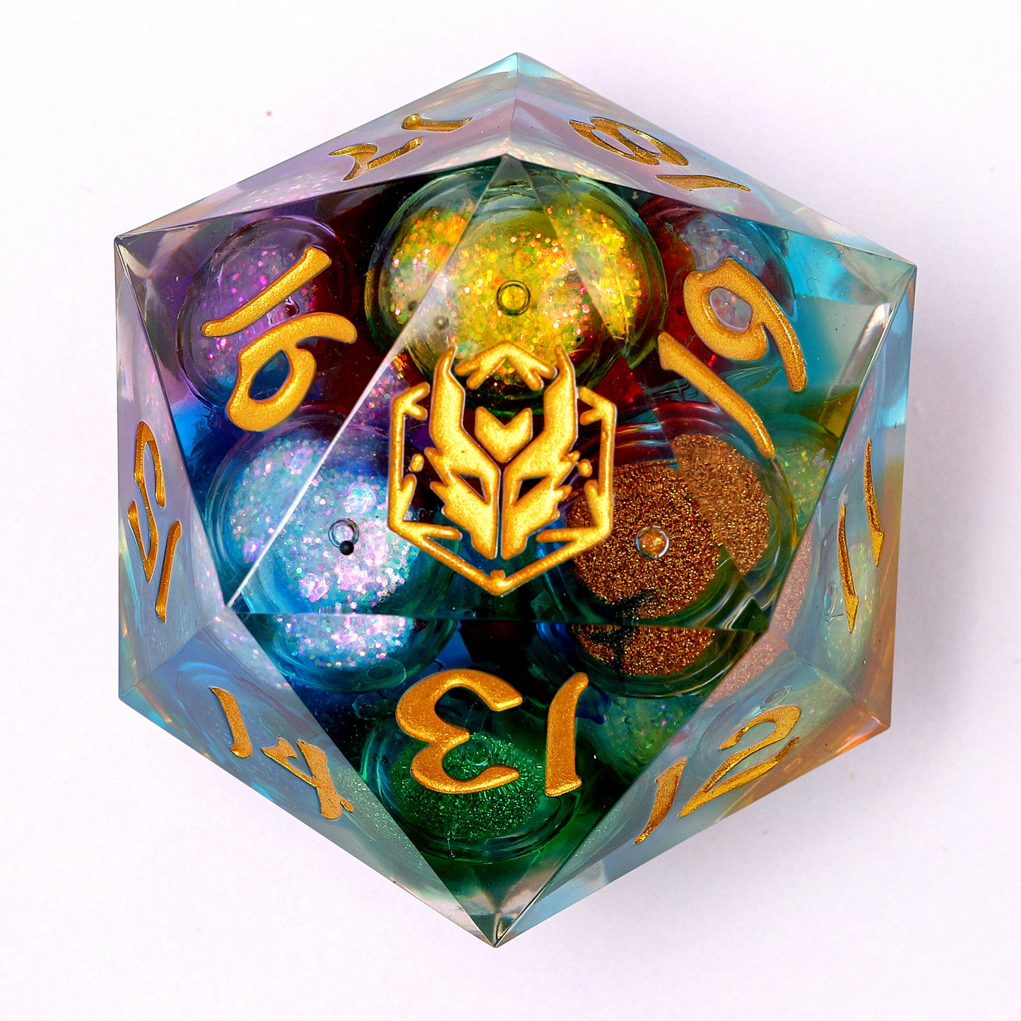 シャープエッジ リキッドコア 55mm チョンク D20-カオスオーブ