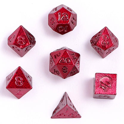 Unseeli Tiny Dice Set in Potion Bottle - Red