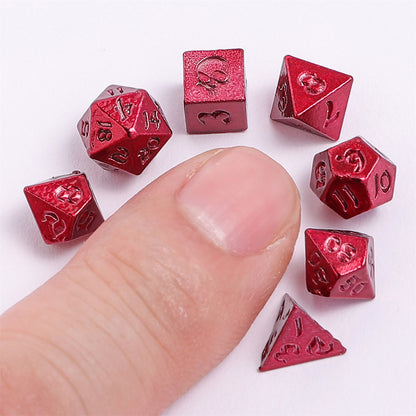 Unseeli Tiny Dice Set in Potion Bottle - Red