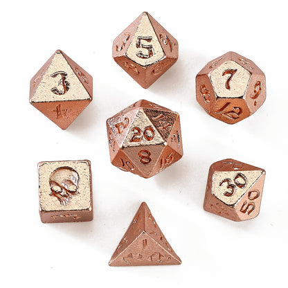 Unseeli Tiny Dice Set in Potion Bottle-Rose Gold