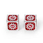 Cogcraft Fidget 2D6 Set Vern-million - Red and Silver