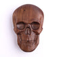 Black Walnut Premium Wooden Skull Gaming Accessory Case