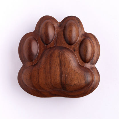 Black Walnut Premium Wooden Paw Gaming Accessory Case