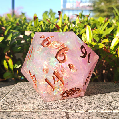 Captured Magic 100mm Chonk D20 - Arcane Amethyst