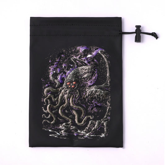 HYMGHO Fine Arts Leather Dice Bag - Cthulhu