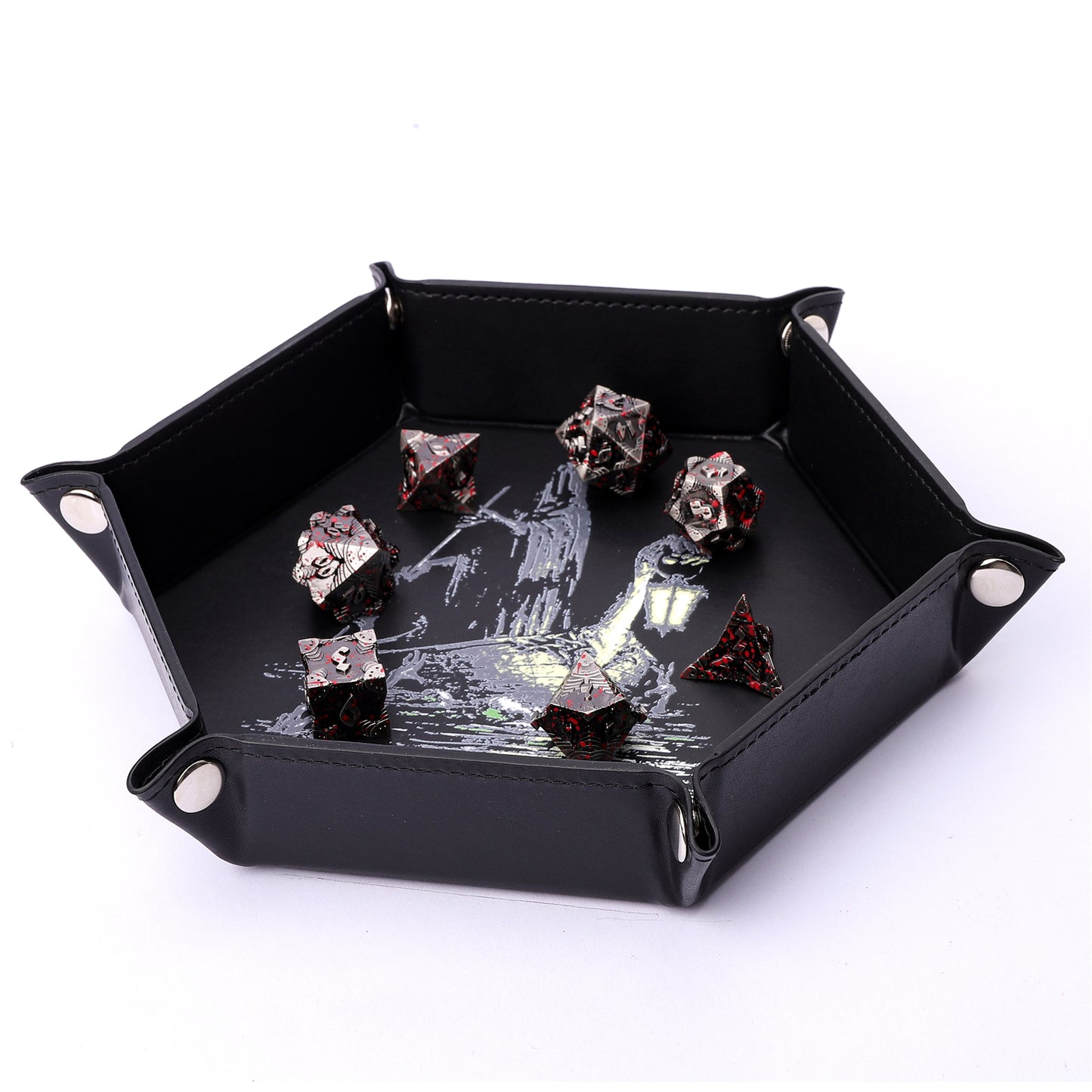 Table Armor Dice Tray with Fine Arts - Boatman