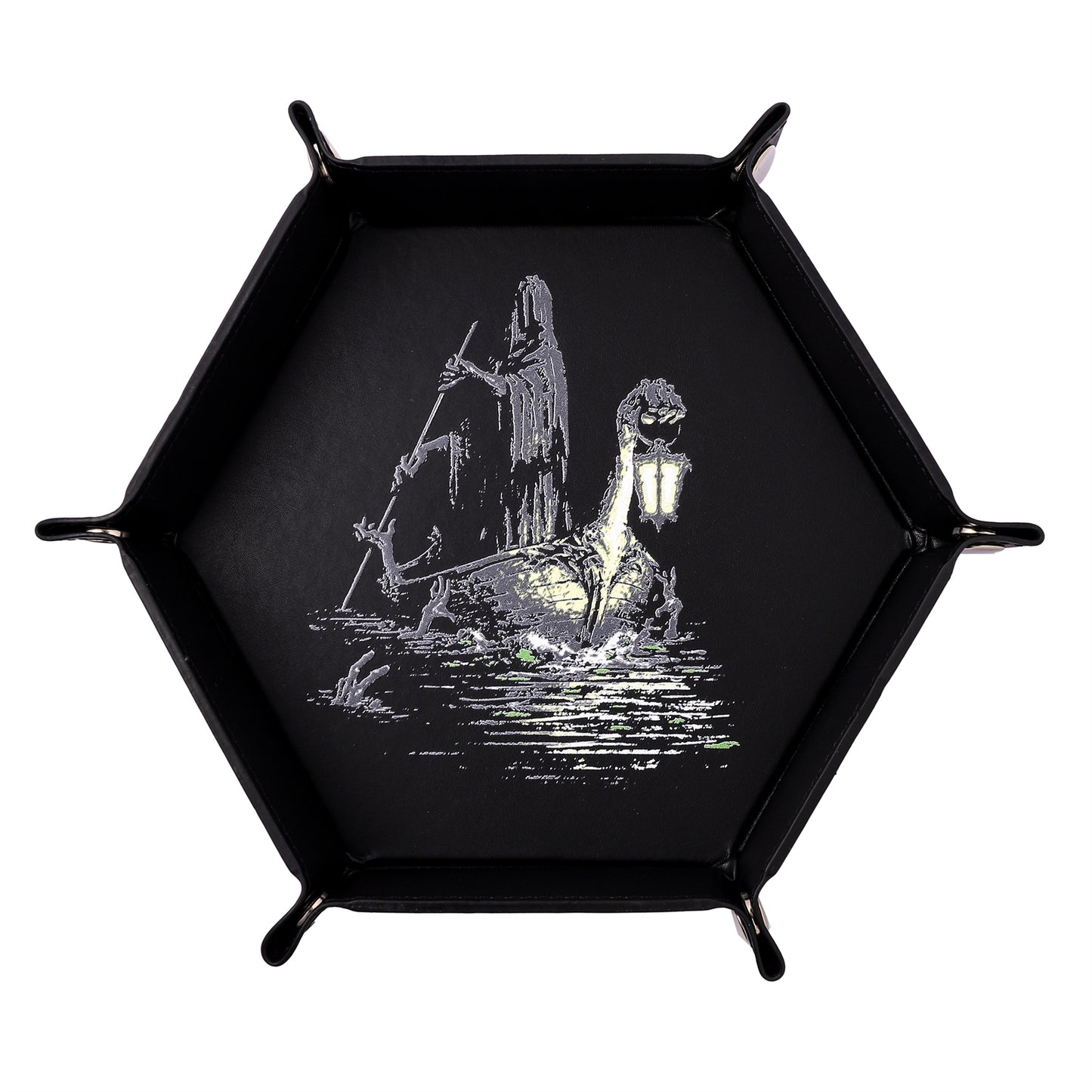 Table Armor Dice Tray with Fine Arts - Boatman
