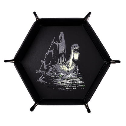 Table Armor Dice Tray with Fine Arts - Boatman