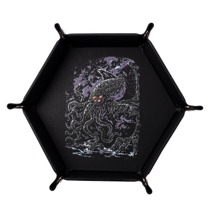Table Armor Dice Tray with Fine Arts - Cthulhu