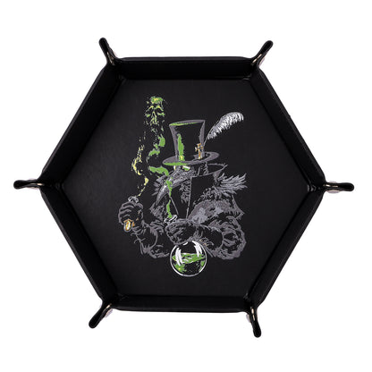 Table Armor Dice Tray with Fine Arts -Plague Doctor