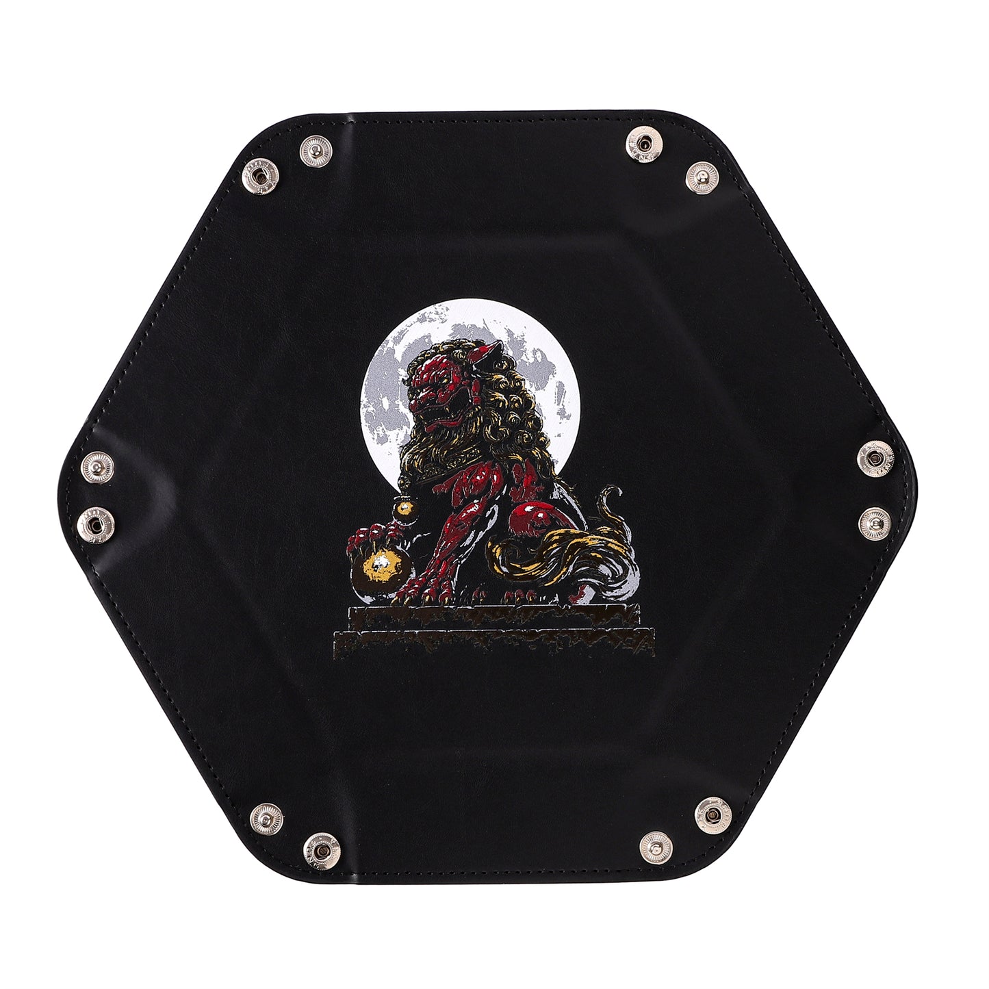 Table Armor Dice Tray with Fine Arts - Foo Dog