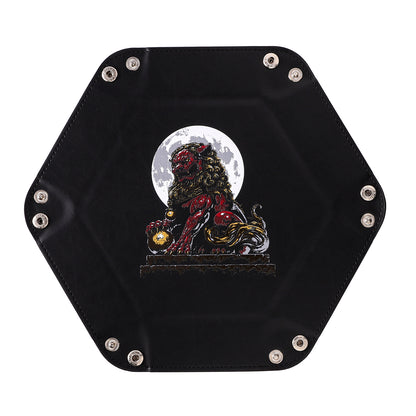 Table Armor Dice Tray with Fine Arts - Foo Dog