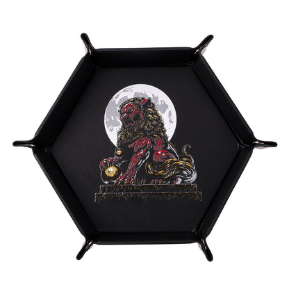 Table Armor Dice Tray with Fine Arts - Foo Dog