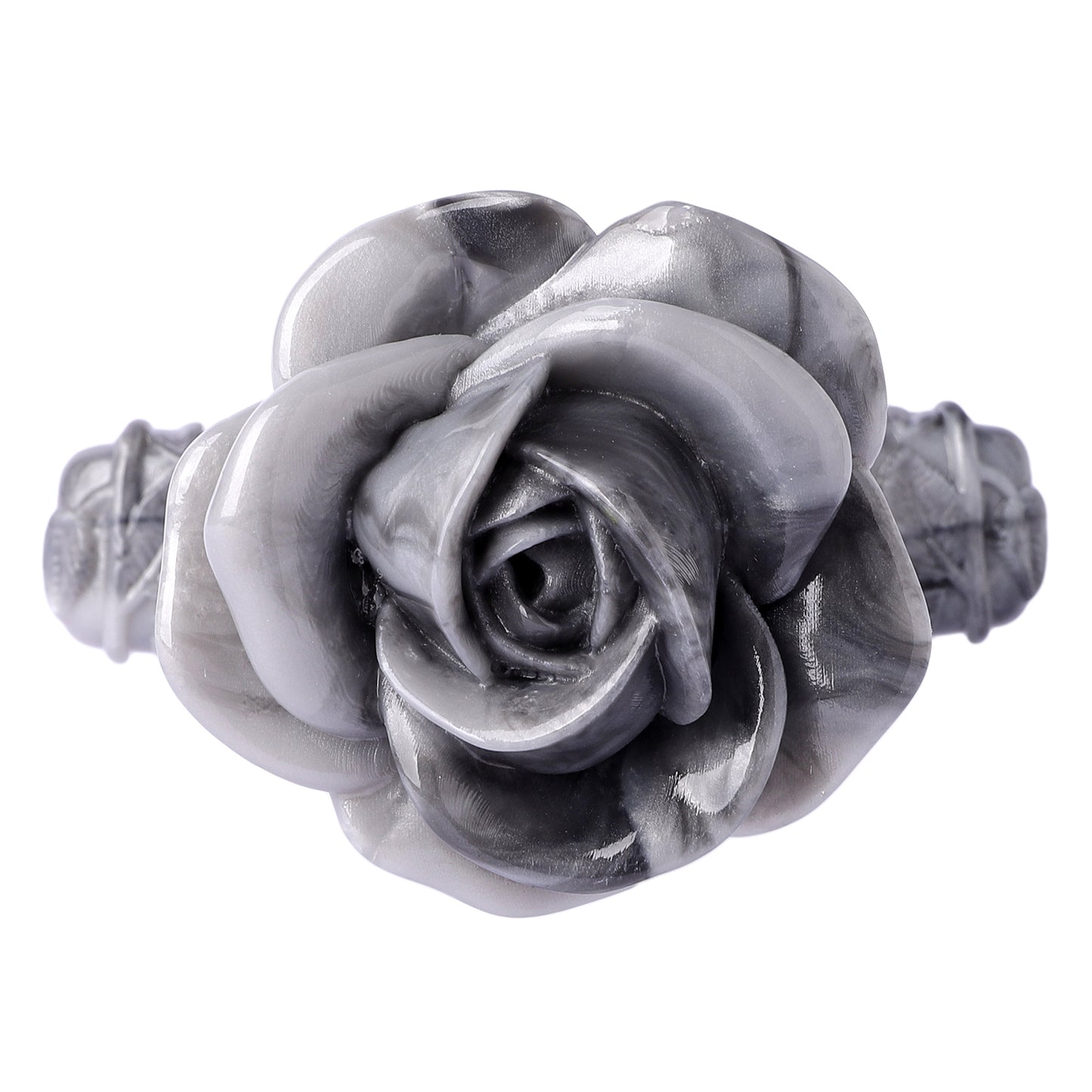 Rose Dagger Dice Case with sheath cover - Silver