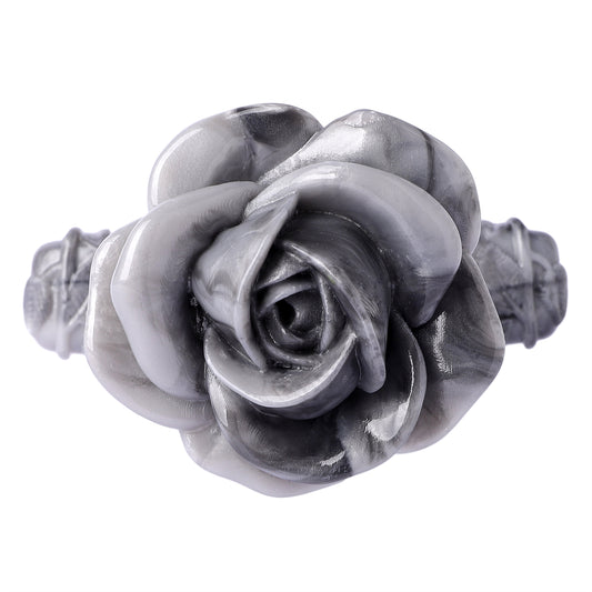 Rose Dagger Dice Case with sheath cover - Silver