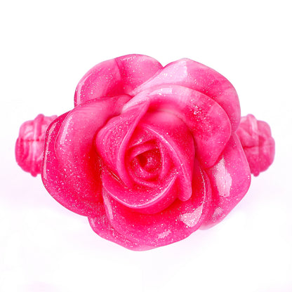 Rose Dagger Dice Case with sheath cover - Pink