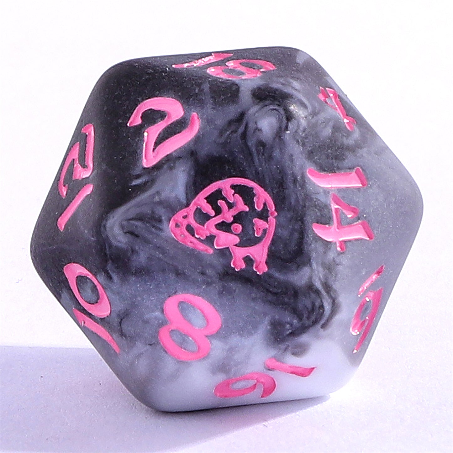 ワームフォージド ローラーズ ラウンドエッジ 樹脂製 ドラゴンアイ ダイス セット - パープル