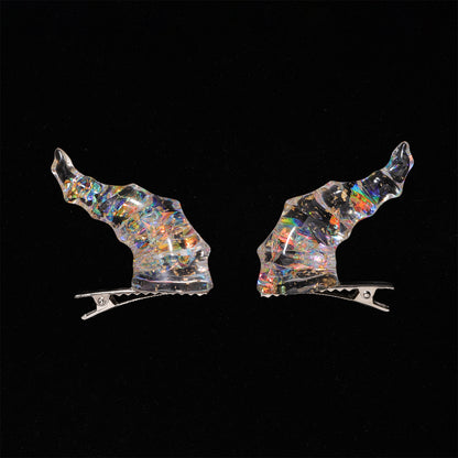Draconic Adornments Hair Clips - Crystal