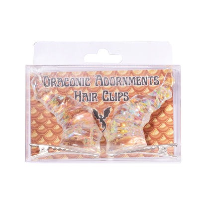 Draconic Adornments Hair Clips - Crystal