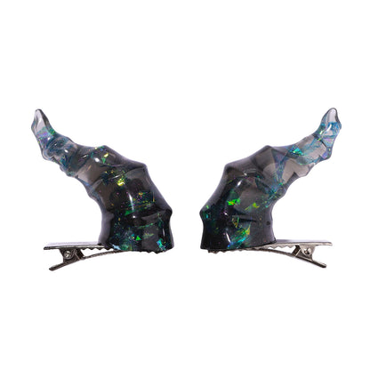 Draconic Adornments Hair Clips - Black