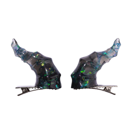 Draconic Adornments Hair Clips - Black