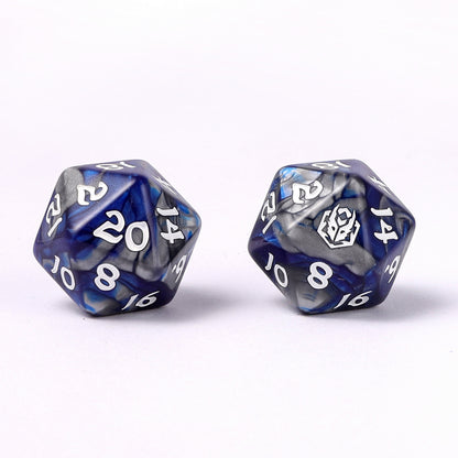 8pcs RPG dice set-Paladin Steel