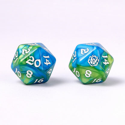 8pcs RPG dice set-Verdent Stream