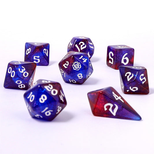 8 PCS Polyhedral RPG Dice set - Arcane Nexus