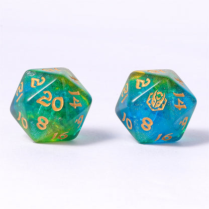 8 PCS Polyhedral RPG Dice set - Eye of Newt
