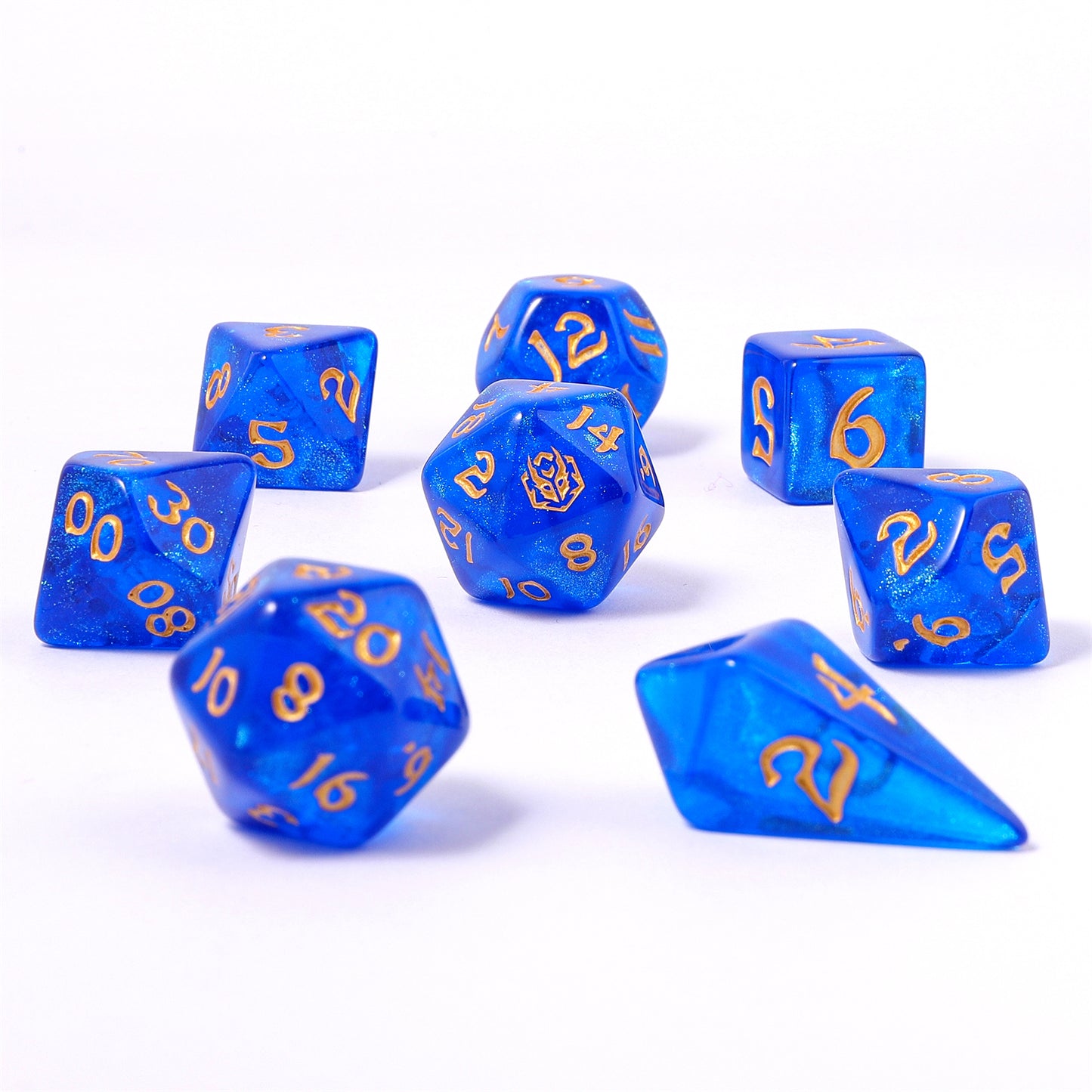 8 PCS Polyhedral RPG Dice set - Cantrip