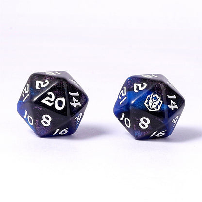 8 PCS Polyhedral RPG Dice set - Knight Night