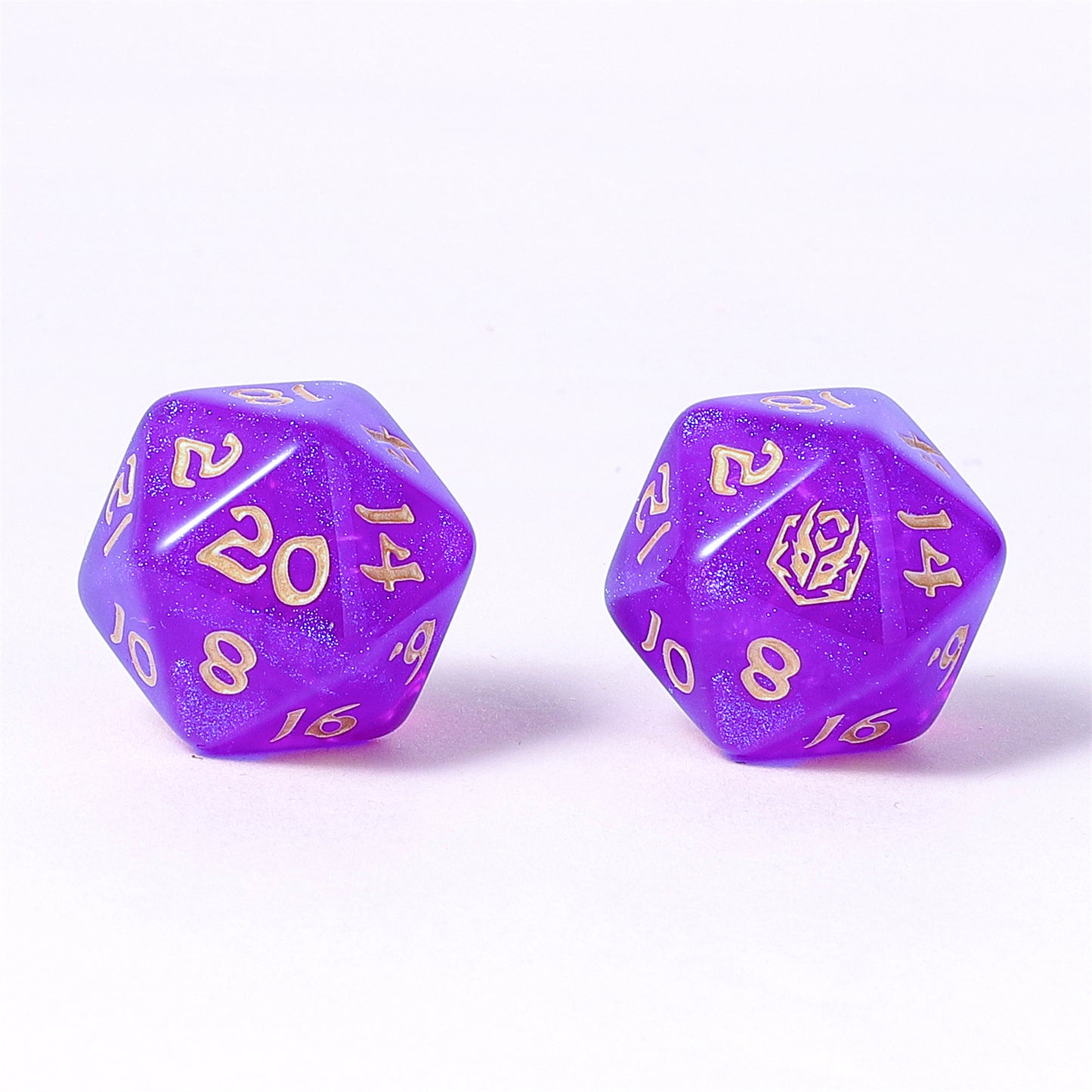 8 PCS Polyhedral RPG Dice set - Hex Appeal