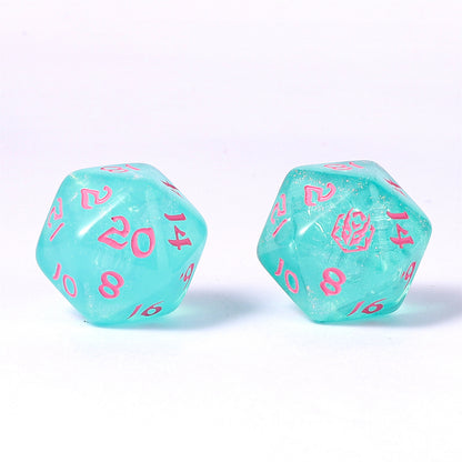 8 PCS Polyhedral RPG Dice set - Love Potion