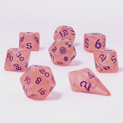 8 PCS Polyhedral RPG Dice set - Elixir of Life