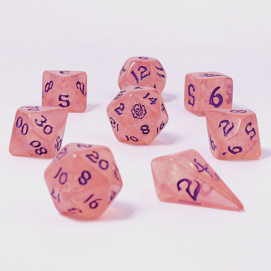 8 PCS Polyhedral RPG Dice set - Elixir of Life