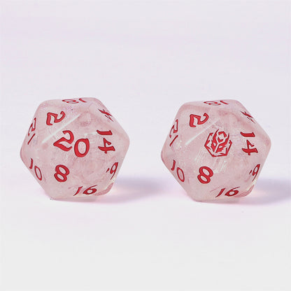 8 PCS Polyhedral RPG Dice set - Winter Solstice