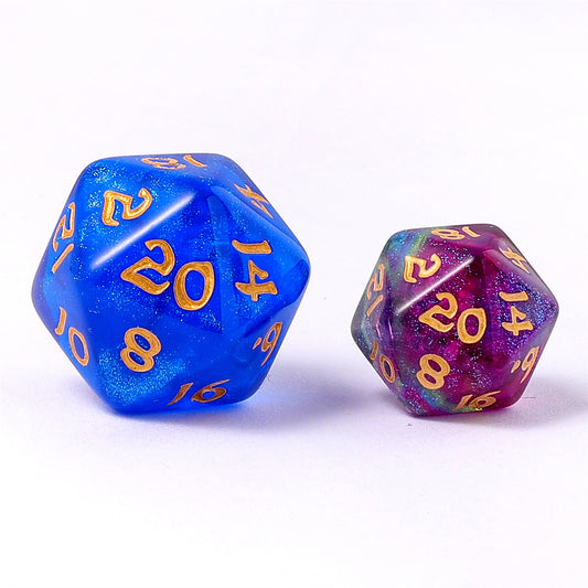 Mini Polymer RPG Dice Set - Siren's Melody