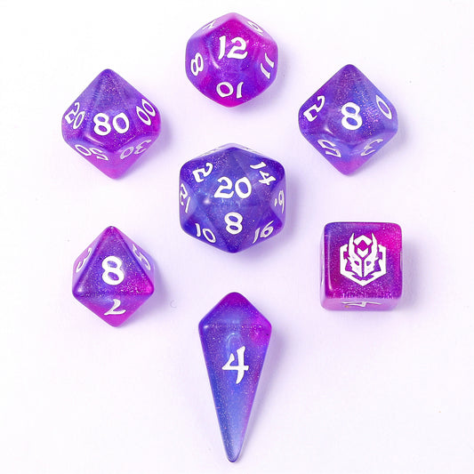 Mini Polymer RPG Dice Set - Fairy Farts