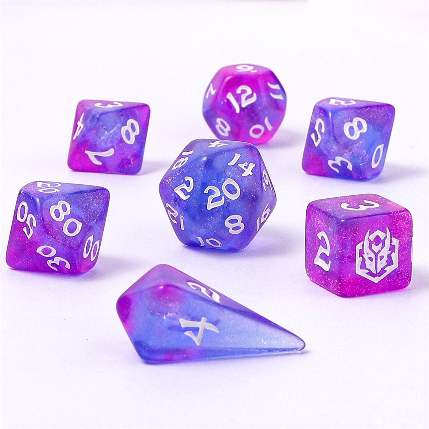Mini Polymer RPG Dice Set - Fairy Farts