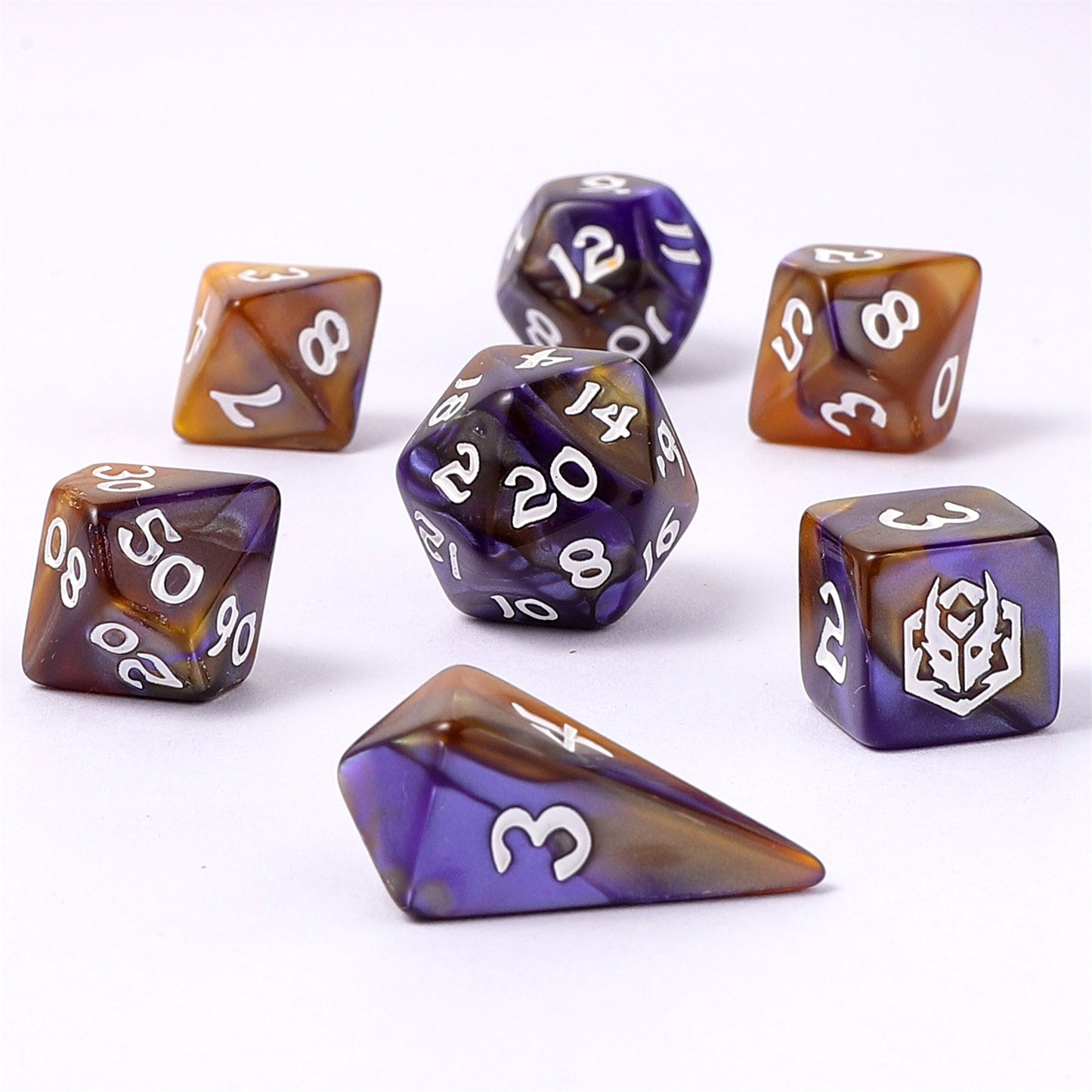 Mini Polymer RPG Dice Set - Magister Robes