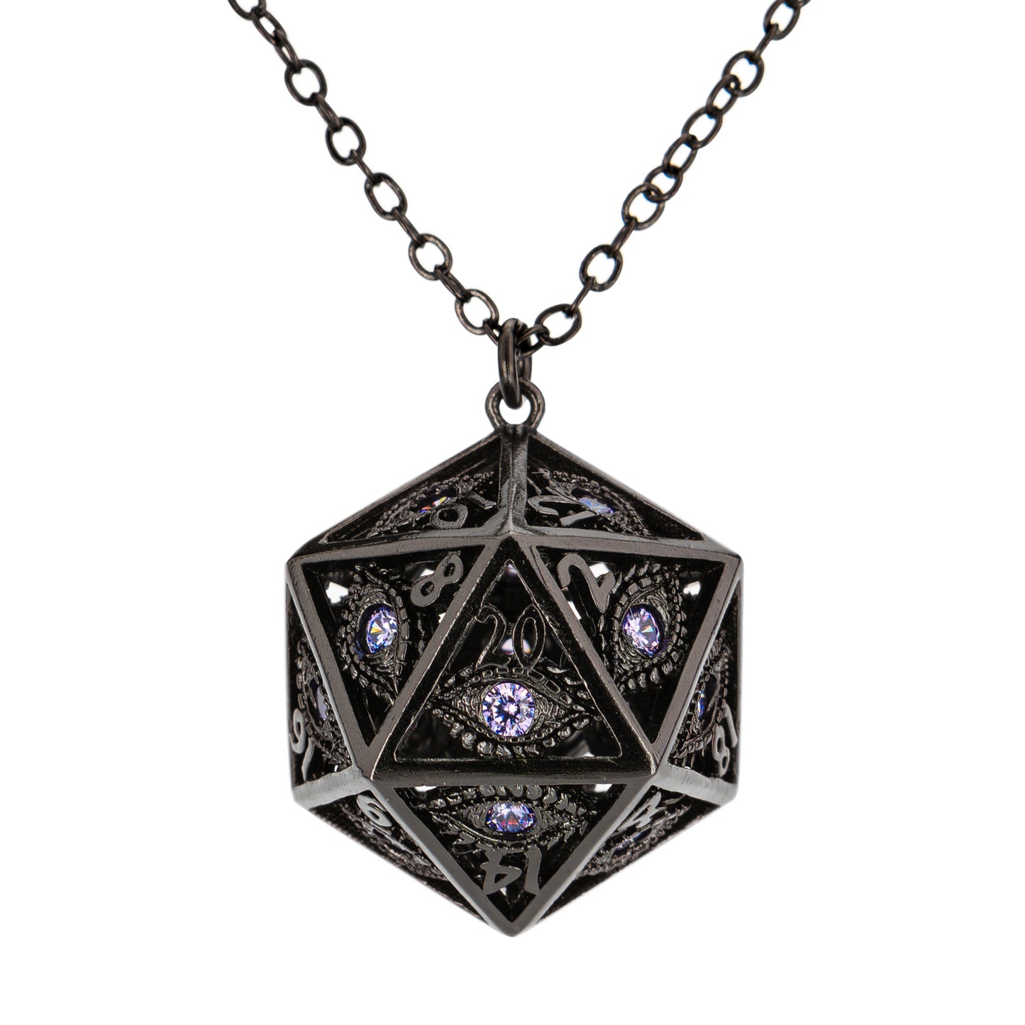 d20 necklace dice set necklace dnd