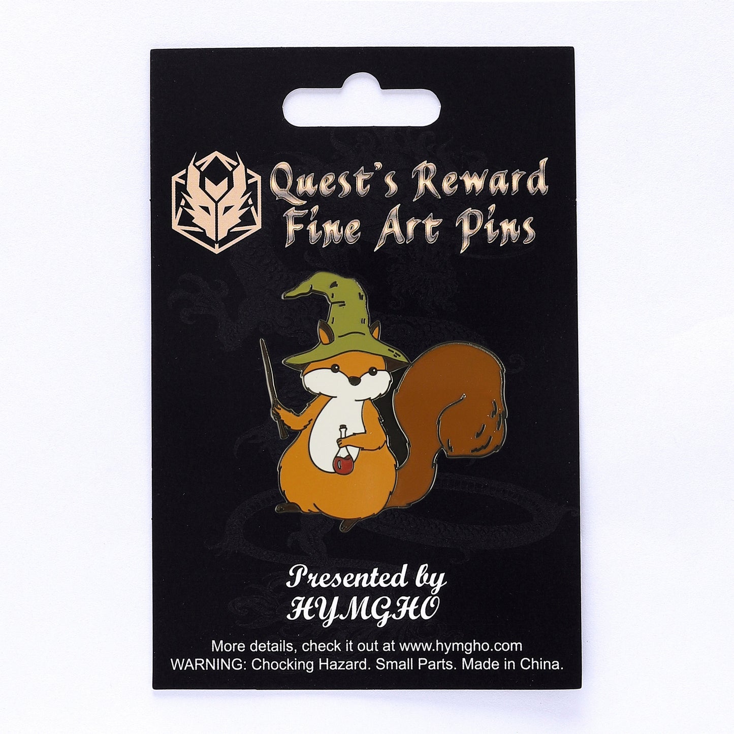 Quest's Reward Fine Art Class Pins: Finley Moonshadow-Squirrel Sorcerer