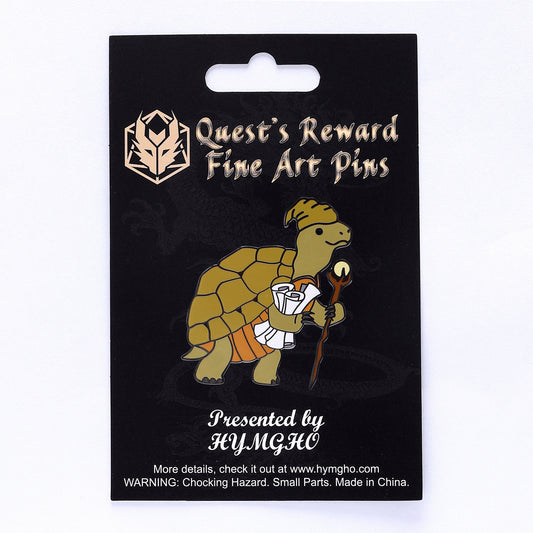 Quest's Reward Fine Art Class Pins: Finnegan Stoneshell-Turtle Cleric