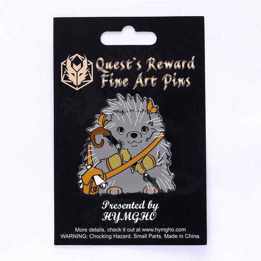 Quest's Reward Fine Art Class Pins: Luna Greenthorn-Hedgehog Druid