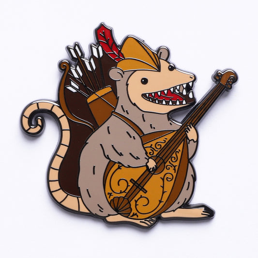 Quest's Reward Fine Art Class Pins: Melody Nightsong-Opossum Bard