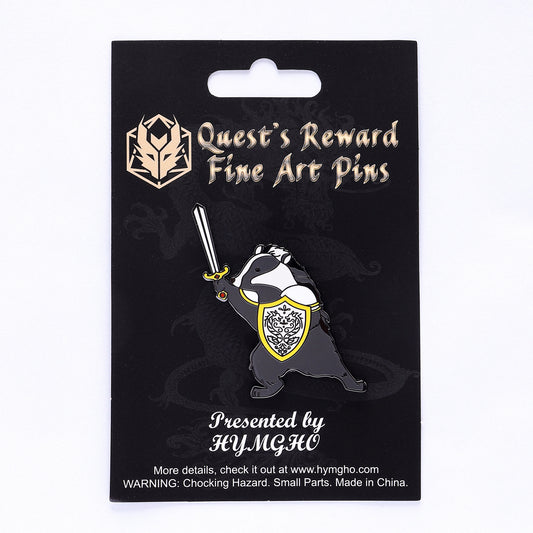 Quest's Reward Fine Art Class Pins: Riven Ironclaw-Badger Paladin