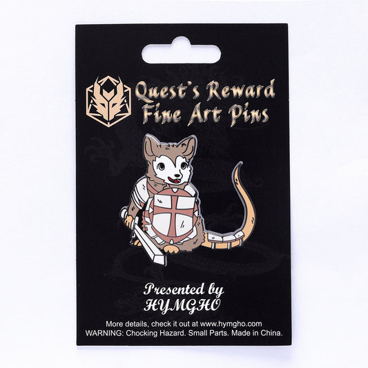 Quest's Reward Fine Art Class Pins: Victor Silverfur-Opossum Fighter