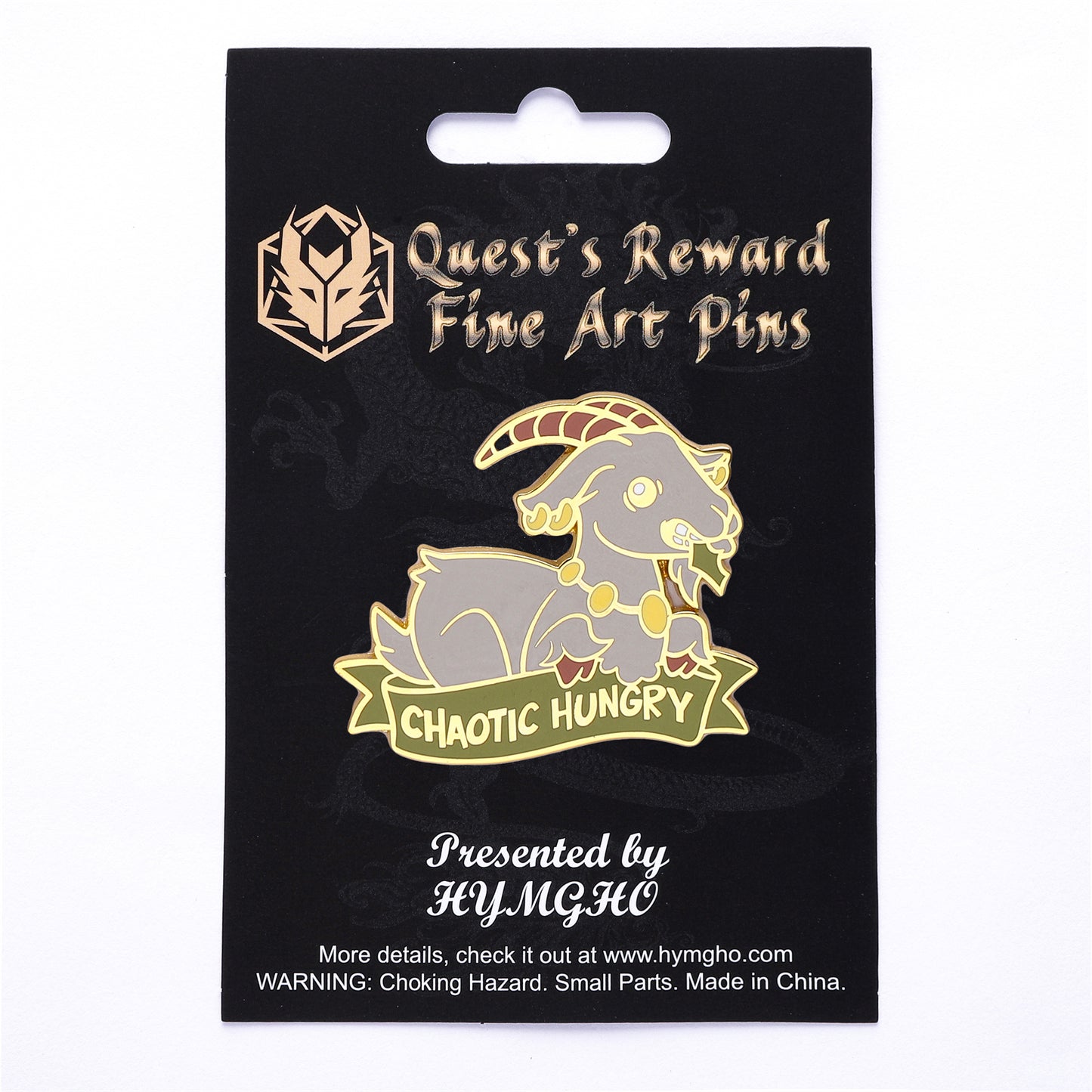 Alternative Alignments Enamel Pin - Chaotic Hungry-Goat